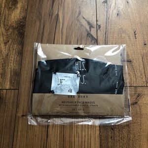 NWT RAE DUNN HIS/HERS MASK (set of 2)